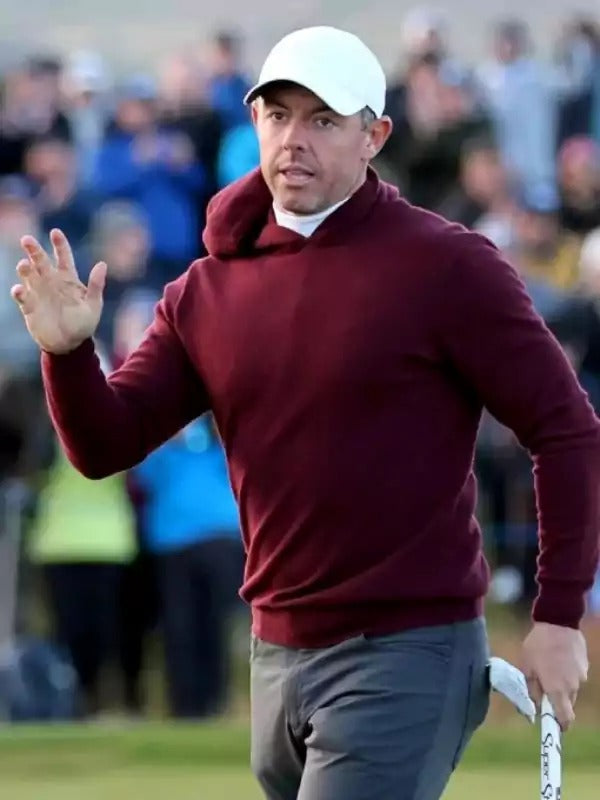 Americans Fashion Irish Open Rory McIlroy Maroon Hoodie