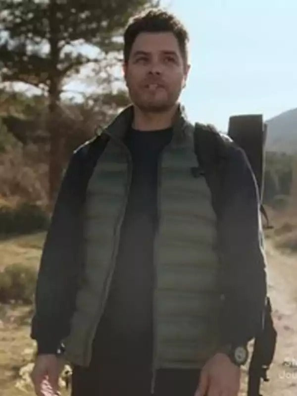 Americans Fashion Journey to You Erik Valdez Green Puffer Vest