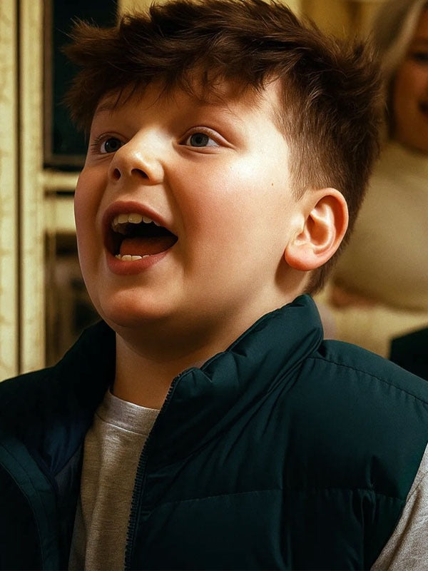 Americans Fashion The Wildman of Shaggy Creek Hudson Hensley Blue Vest