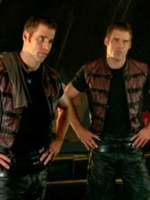 Americans Fashion Farscape Ben Browder Maroon Vest