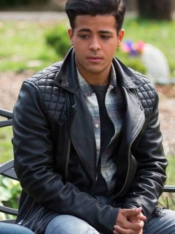 Americans Fashion 13 Reasons Why Christian Navarro Black Jacket