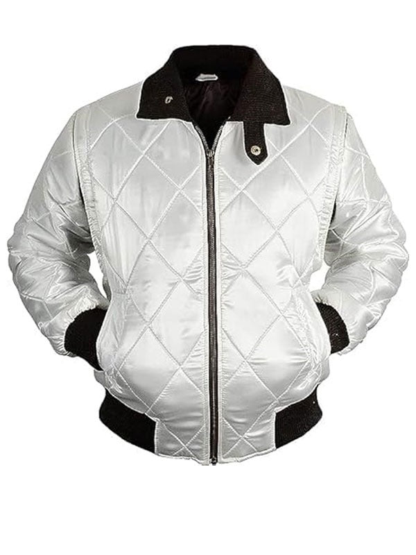 Americans Fashion Ryan Gosling Drive White Jacket