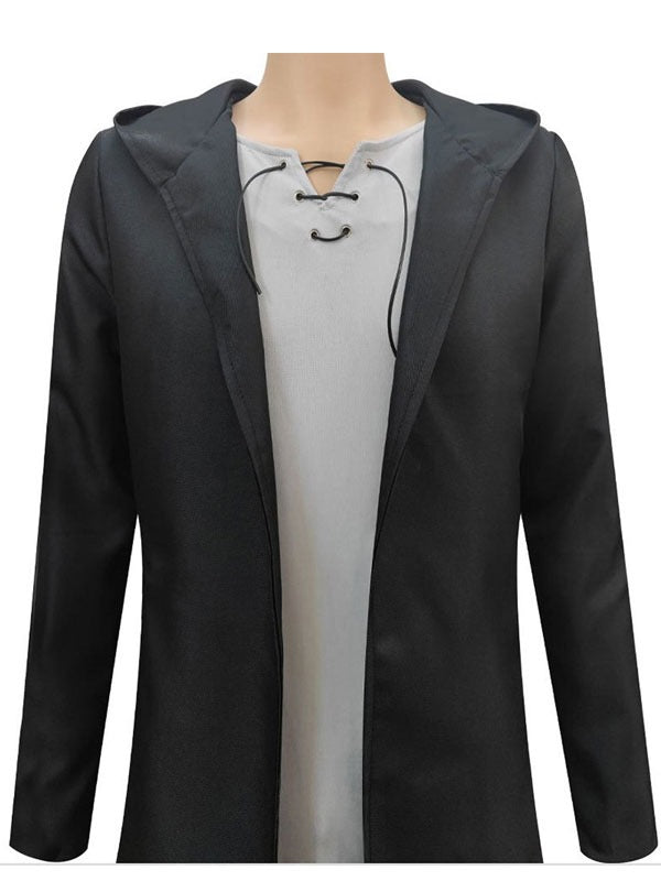 Americans Fashion Attack on Titan S03 Eren Jaeger Black Coat