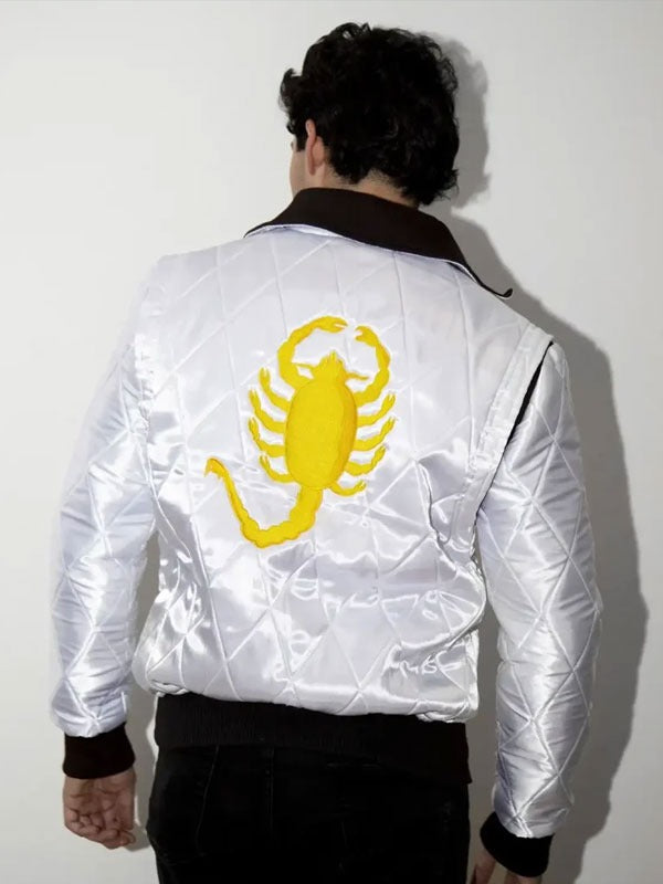 Americans Fashion Ryan Gosling Drive White Jacket