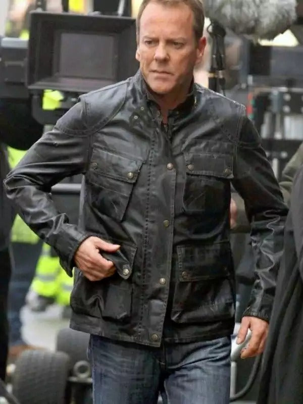 Americans Fashion 24 Live Another Day Kiefer Sutherland Black Jacket