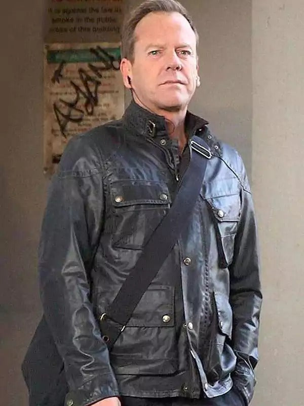Americans Fashion 24 Live Another Day Kiefer Sutherland Black Jacket