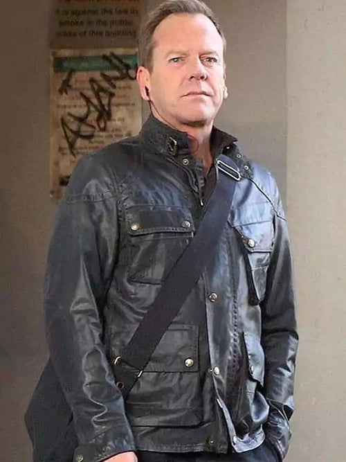 Americans Fashion 24 Live Another Day Kiefer Sutherland Black Jacket