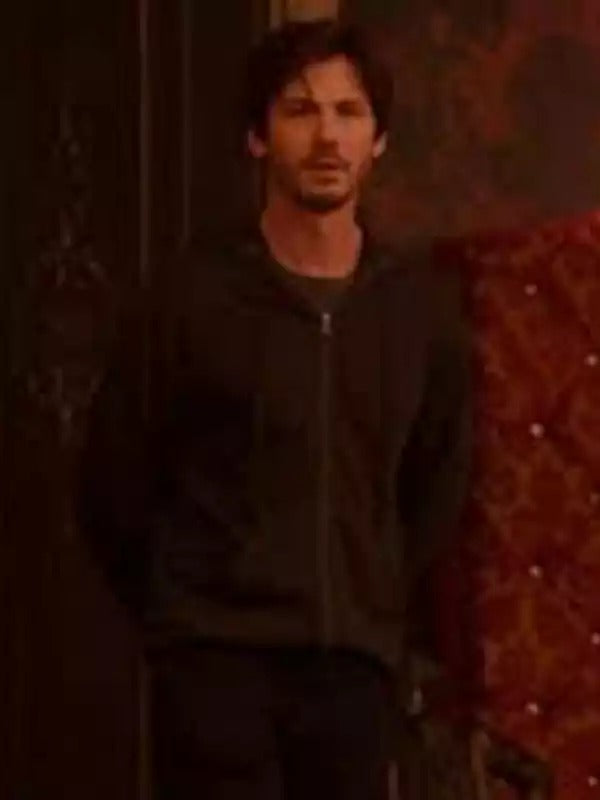 Americans Fashion Only Murders in the Building S05 Logan Lerman Black Hoodie