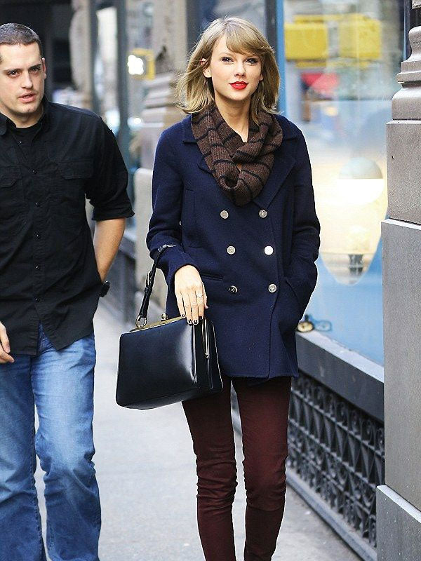 Americans Fashion Taylor Swift Blue Coat