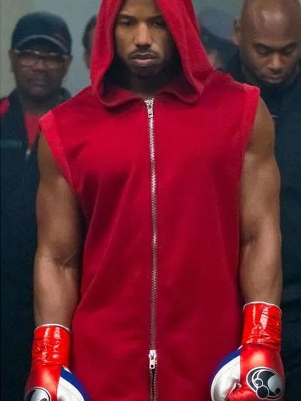 Americans Fashion Creed 2 Michael B Jordan Red Vest