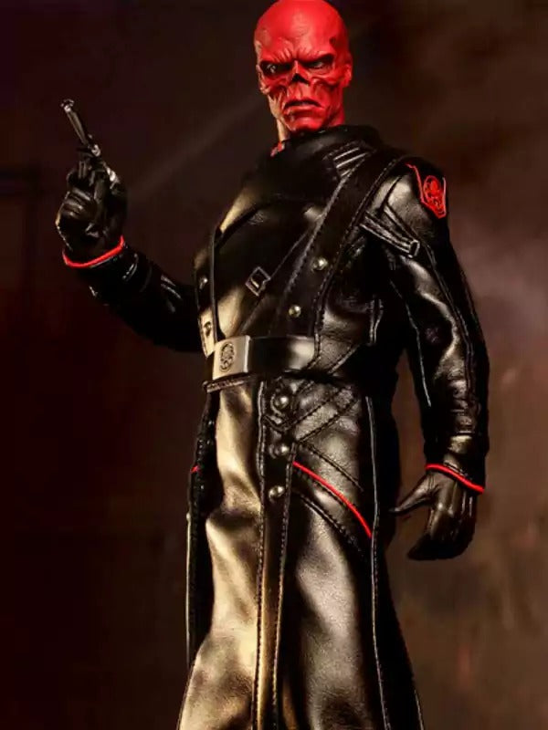 Americans Fashion Captain America First Avenger Hugo Weaving Black Coat