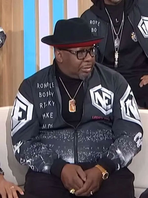 Americans Fashion The Legacy Tour New Edition Jeffrey King Blue Jacket