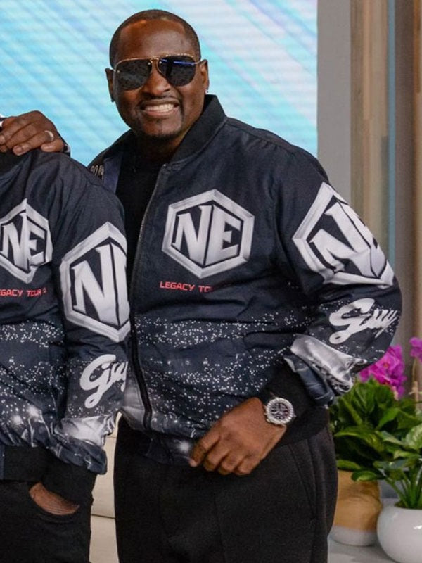 Americans Fashion The Legacy Tour New Edition Jeffrey King Blue Jacket