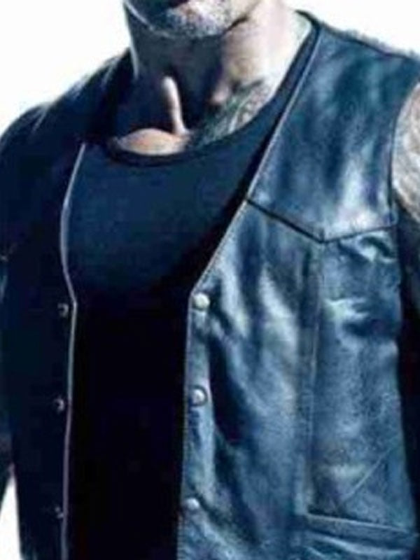 Americans Fashion The Fate Of The Furious Dwayne Johnson Black Vest