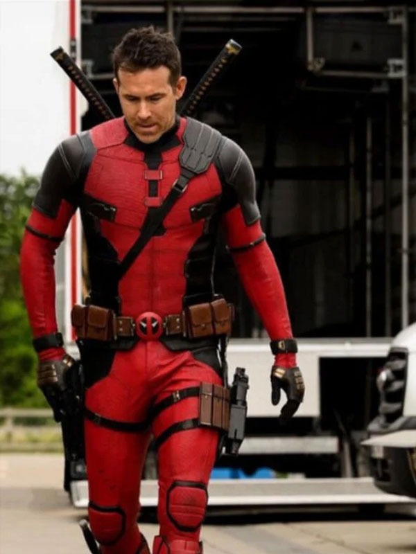 Americans Fashion Deadpool Ryan Reynolds Red Jacket