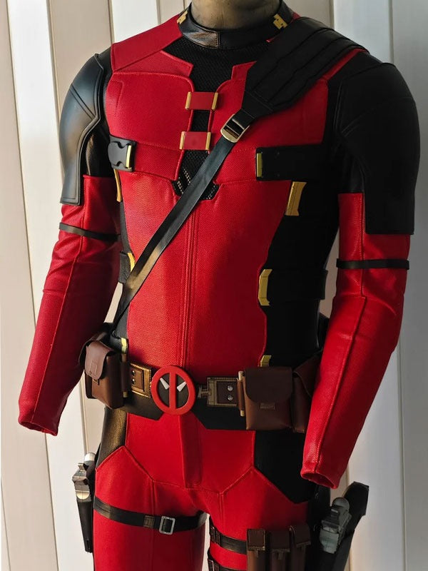 Americans Fashion Deadpool Ryan Reynolds Red Jacket