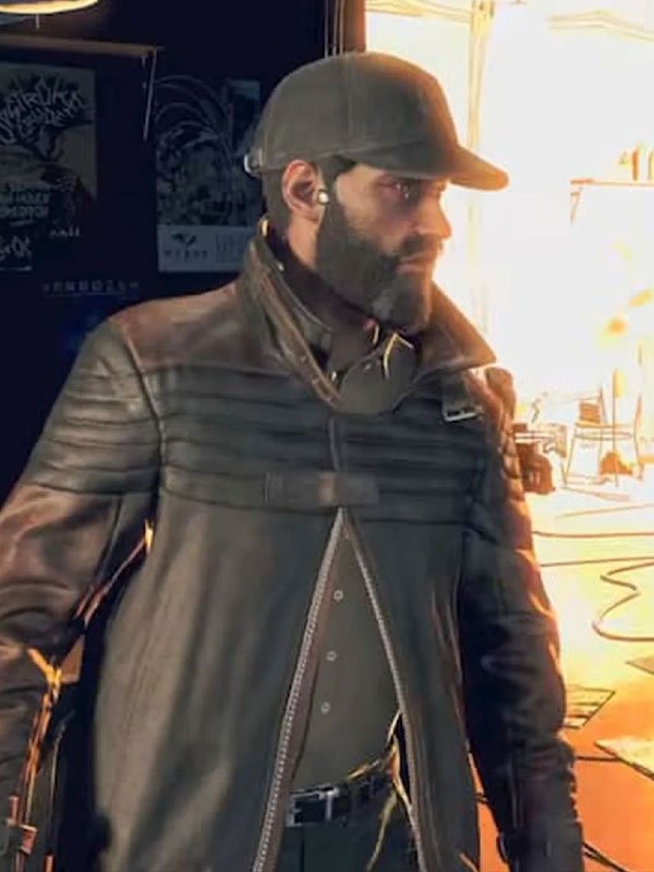 Amerricans Fashion Watch Dogs Legion Bloodline Aiden Pearce Brown Coat
