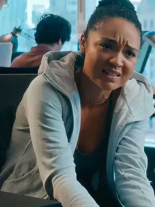 Americans Fashion Apple Cider Vinegar 2025 Aisha Dee Grey Hoodie