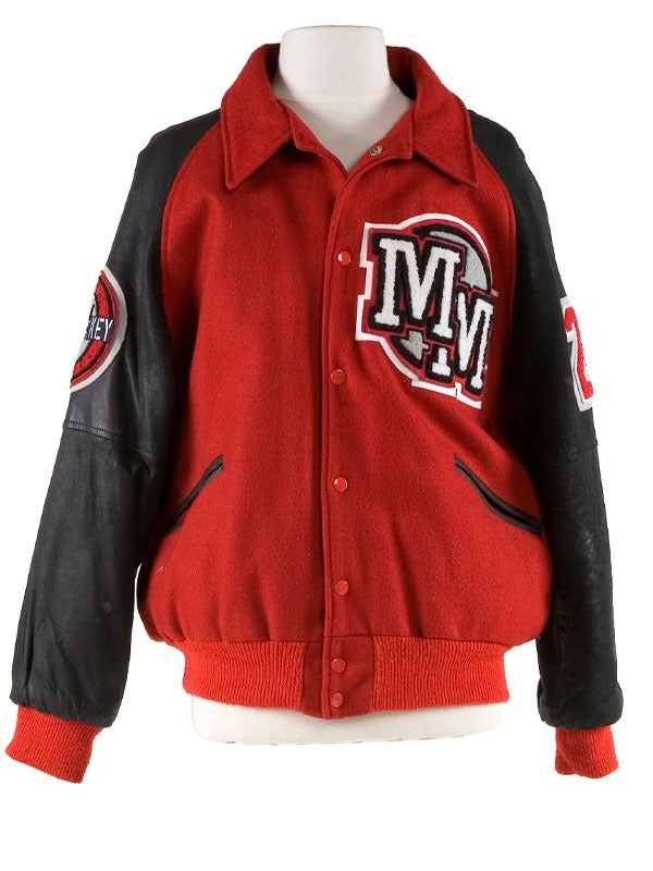 Americans Fashion Michael Jackson Mickey Mouse Red Jacket