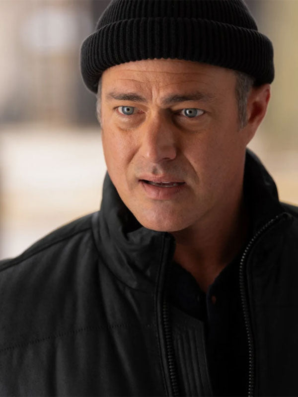 Americans Fashion Chicago Fire S13 Taylor Kinney Black Puffer Jacket