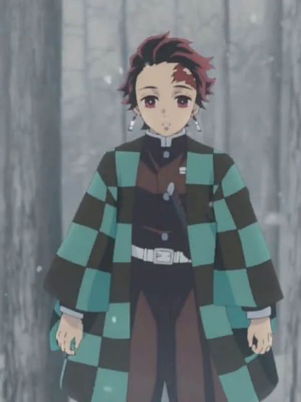 Americans Fashion Demon Slayer Kimetsu No Yaiba Tanjiro Manga Coat