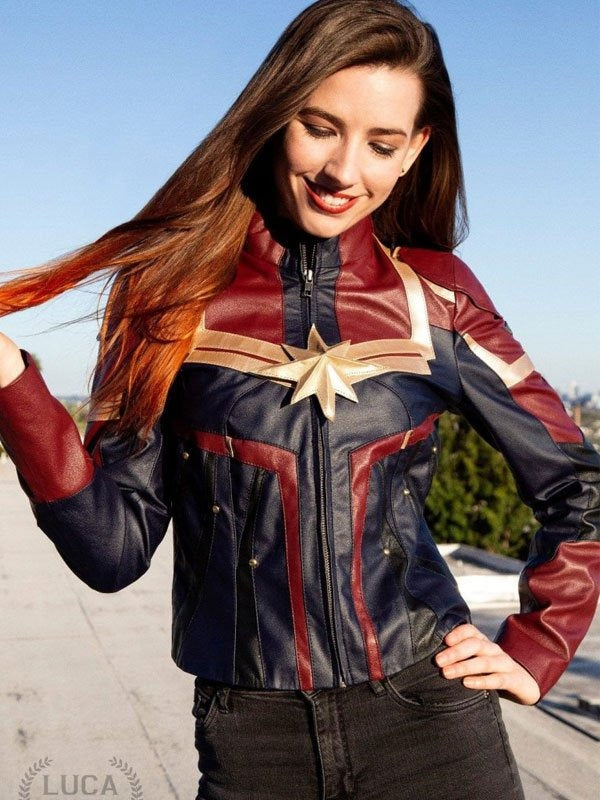 Americans Fashion Carol Danvers Captain Marvel Costume Jacket