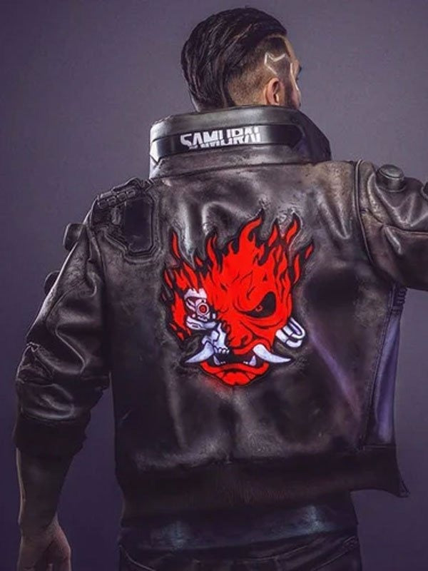 Americans Fashion Cyberpunk 2077 Samurai Brown Jacket