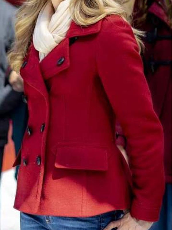 Americans Fashion Christmas In Love Brooke D Orsay Red Coat