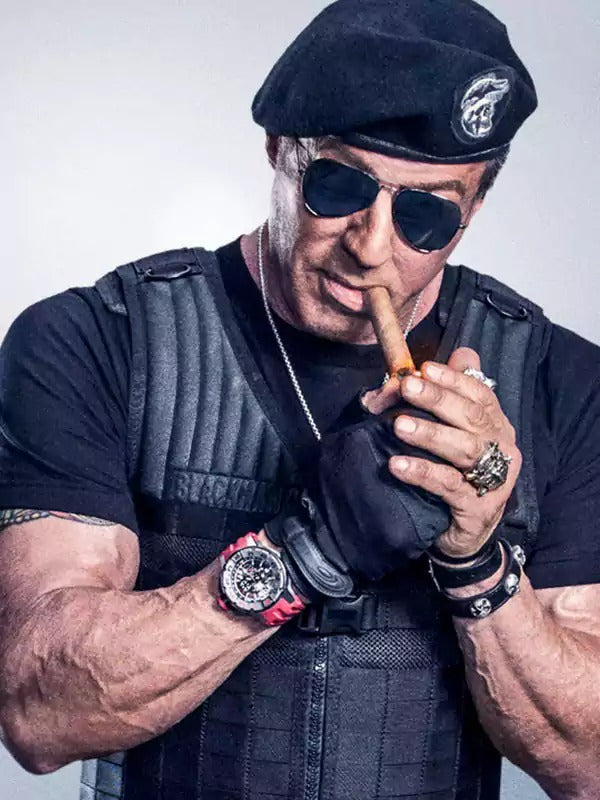 Americans Fashion The Expendables 3 Sylvester Stallone Black Vest