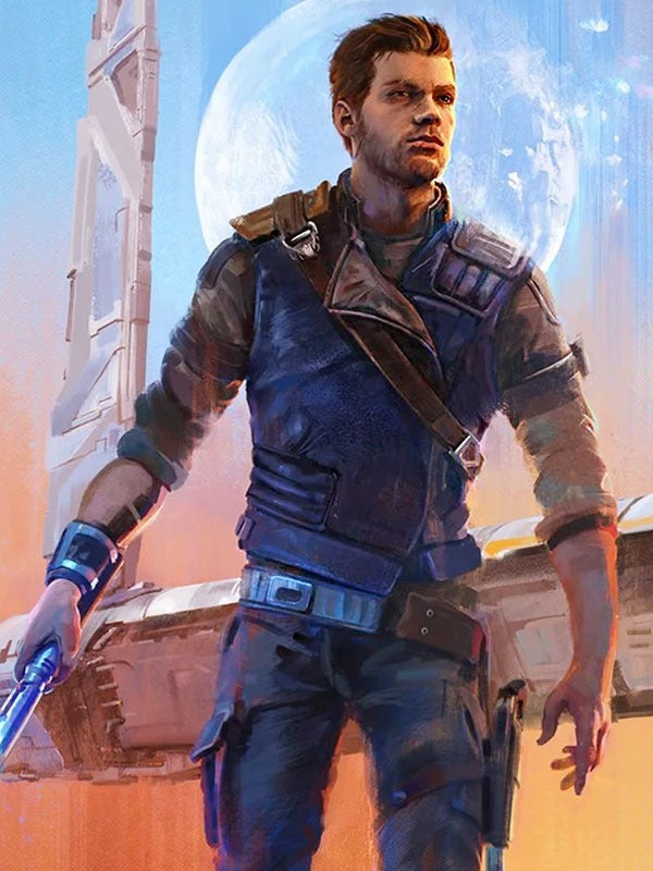 Americans Fashion Star Wars Jedi Survivor Cal Kestis Blue Vest