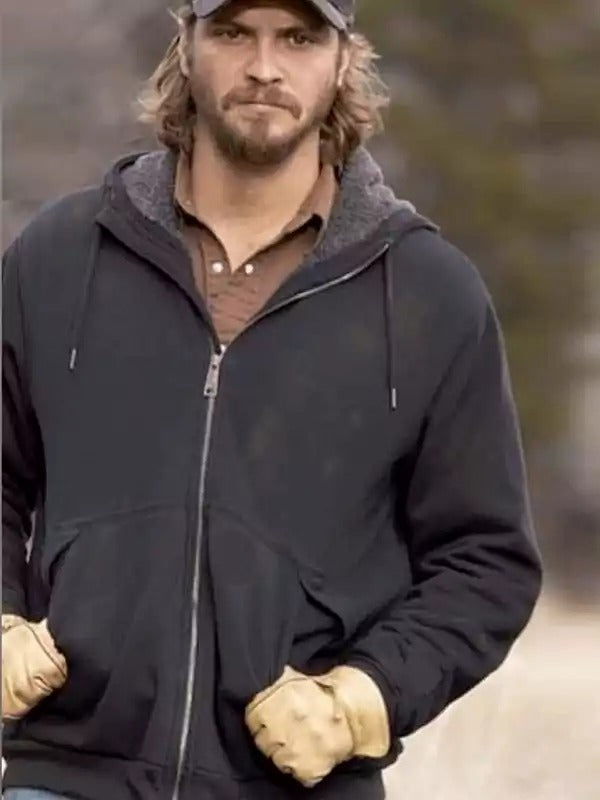 Americans Fashion Yellowstone S05 Luke Grimes Black Hoodie