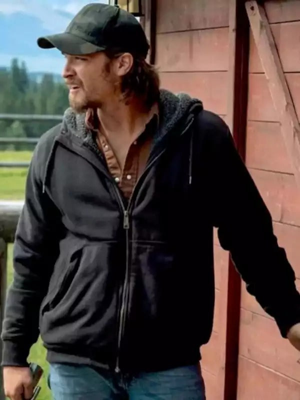 Americans Fashion Yellowstone S05 Luke Grimes Black Hoodie