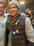 Americans Fashion The Librarians Christian Kane Brown Puffer Vest