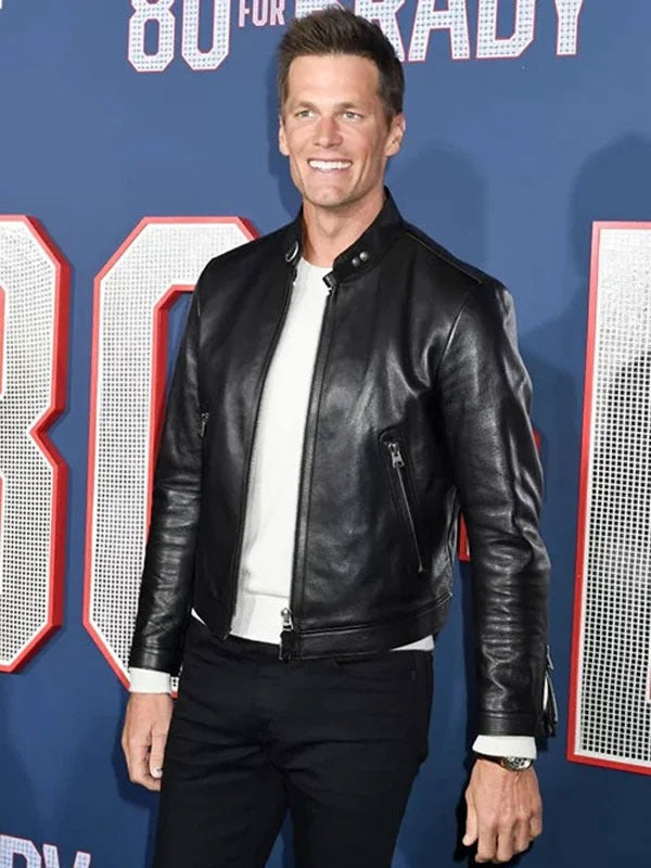 Americans Fashion 80 For Brady Tom Brady Black Jacket