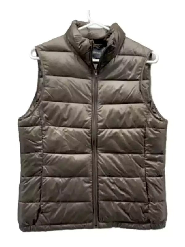 Americans Fashion The Librarians Christian Kane Brown Puffer Vest
