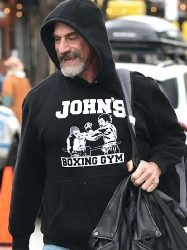 Americans Fashion Law & Order Organized Crime Christopher Meloni Black Hoodie