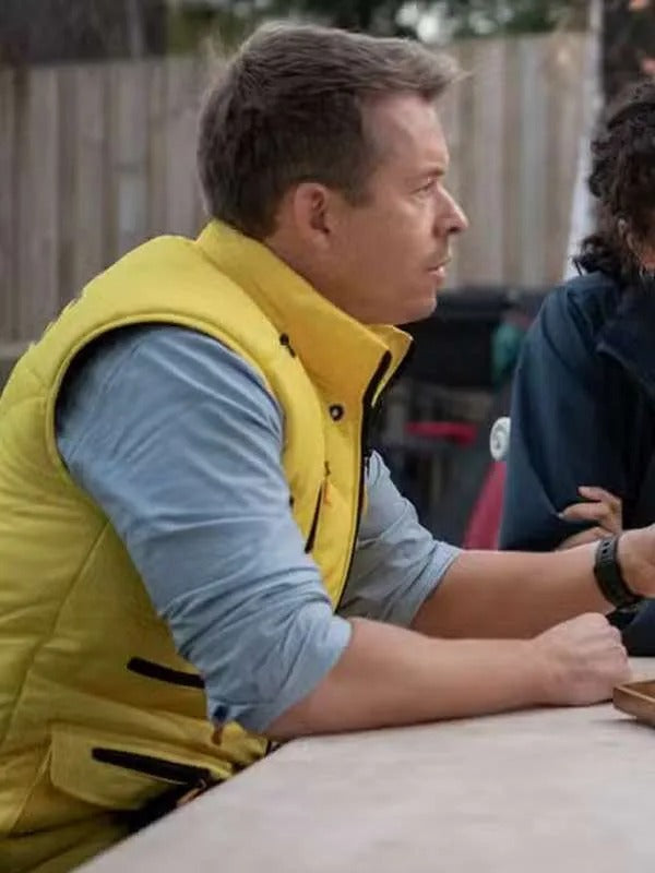 Americans Fashion Todd Lasance NCIS Sydney S02 Yellow Vest