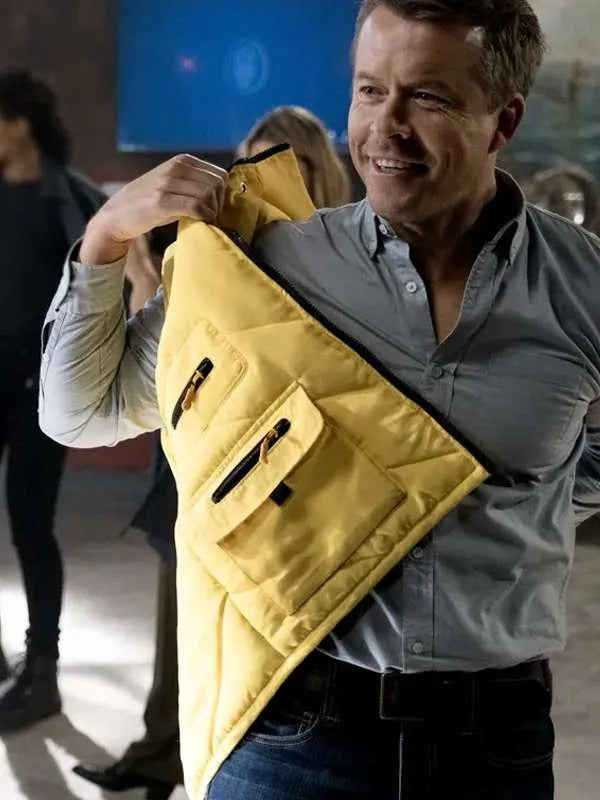 Americans Fashion Todd Lasance NCIS Sydney S02 Yellow Vest