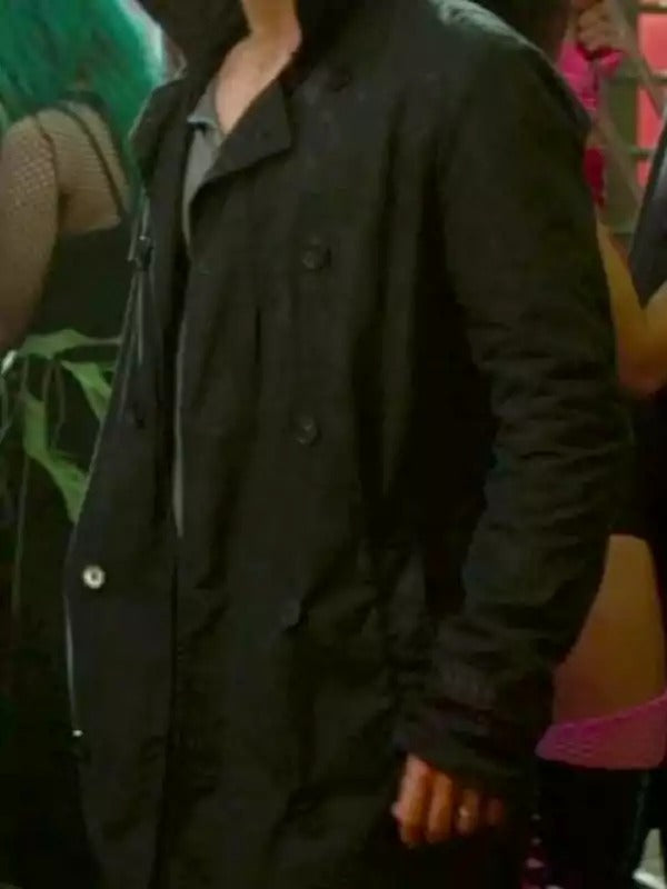 Americans Fashion Total Recall Colin Farrell Black Coat