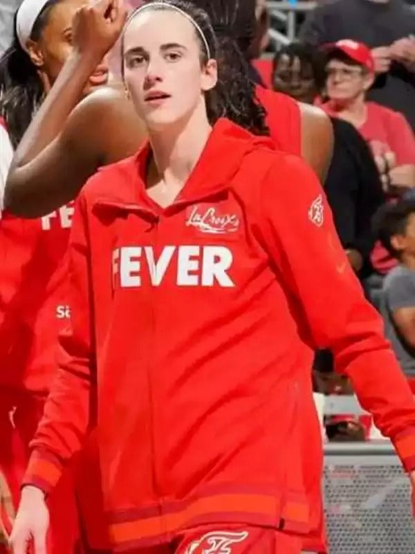 Americans Fashion Indiana Fever Caitlin Clark Red Hoodie