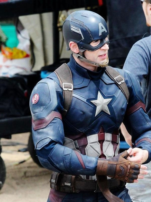 Americans Fashion Captain America Civil War Captain America Blue Jacket