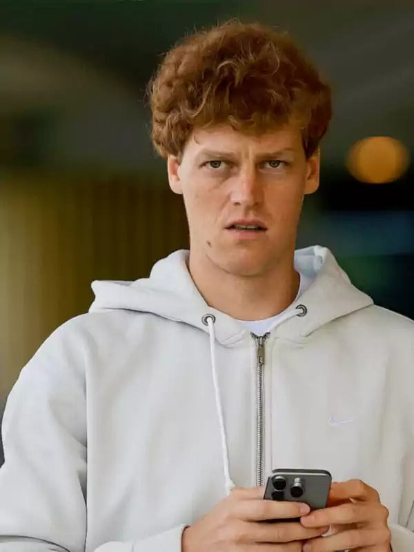 Americans Fashion US Open Jannik Sinner White Hoodie