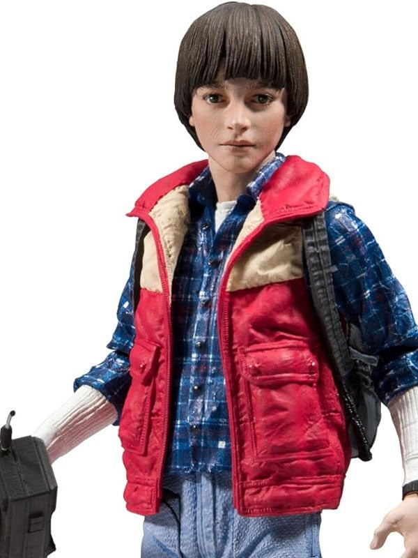 Americans Fashion Stranger Things Noah Schnapp Red Vest