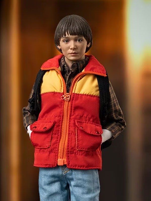 Americans Fashion Stranger Things Noah Schnapp Red Vest