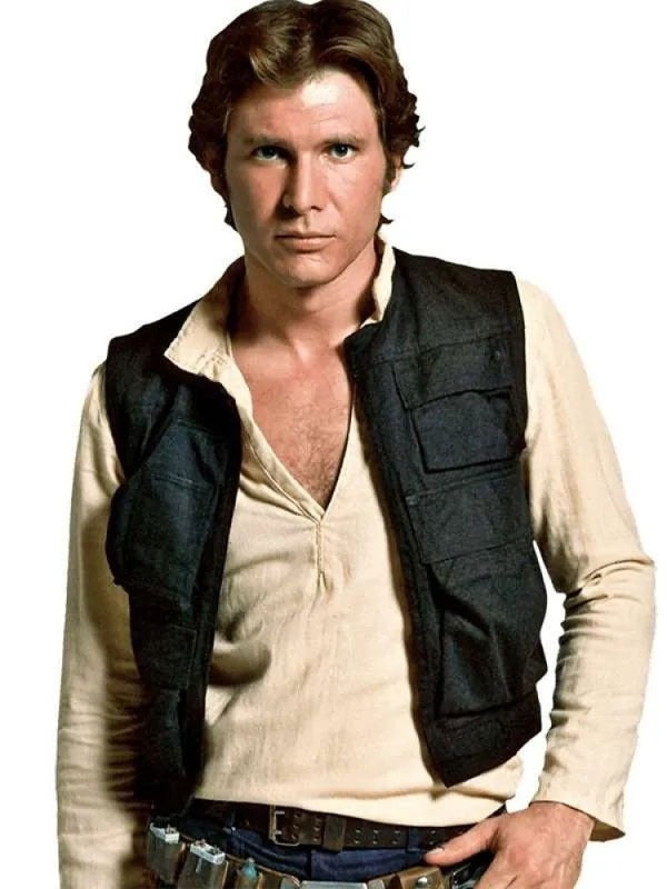 Americans Fashion Star Wars Fortnite Han Solo Black Vest