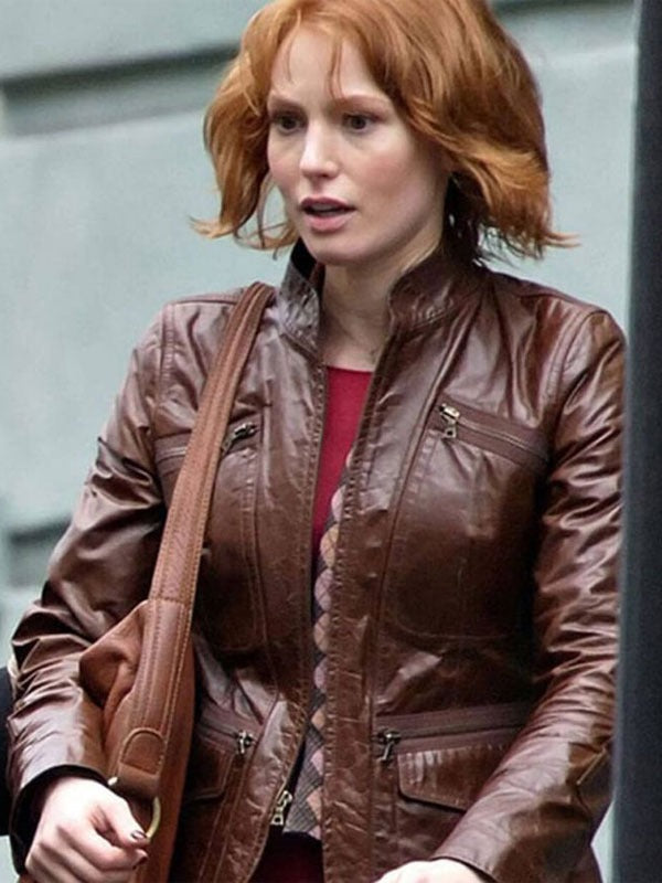 Americans Fashion 88 Minutes Alicia Witt Brown Jacket