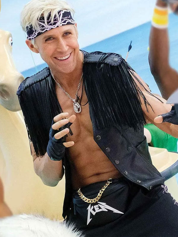 Americans Fashion Barbie Ryan Gosling Black Vest