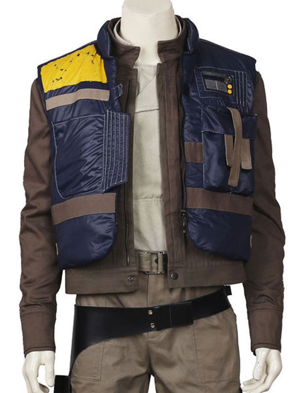 Americans Fashion Star War Andor Diego Luna Blue Jacket and Vest