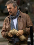 Americans Fashion 3 Day To Kill Kevin Costner Brown Jacket