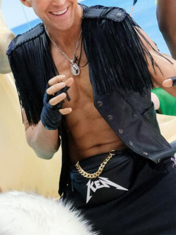 Americans Fashion Barbie Ryan Gosling Black Vest